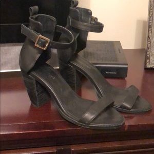 Free People Black Sandals